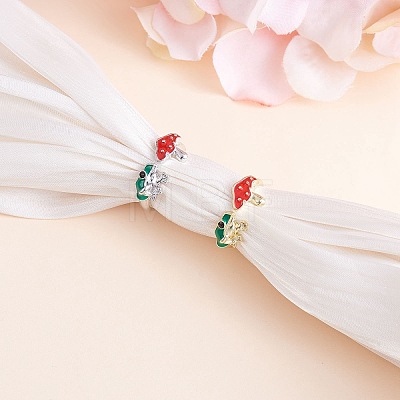 Frog & Mushroom Alloy Open Cuff Ring for Women JR943A-1