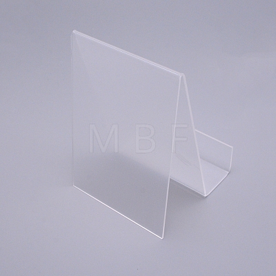 Acrylic Book Displays Stand ODIS-WH0009-01-1