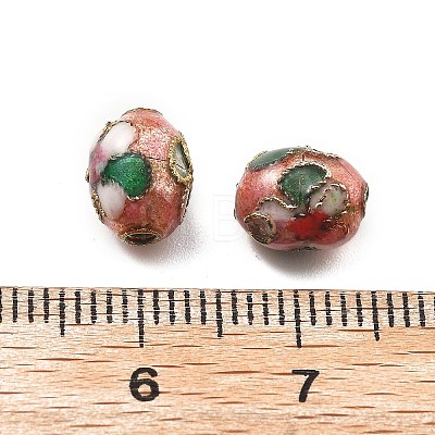 Handmade Cloisonne Beads CLB-Q002-04C-1