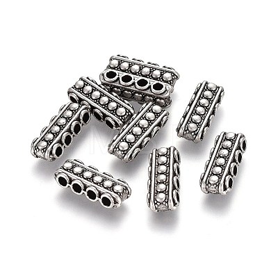 Tibetan Style Alloy Bead Spacer Bars TIBE-A16787-TAS-NR-1