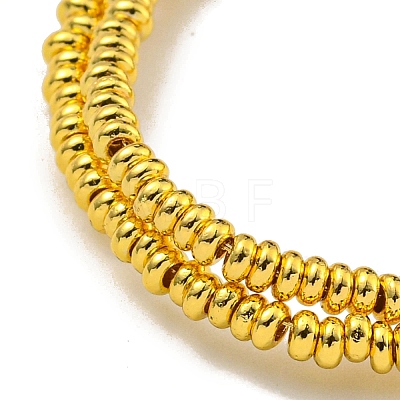 Electroplated Synthetic Non-Magnetic Hematite Beads Strands G-I360-C02-01-1