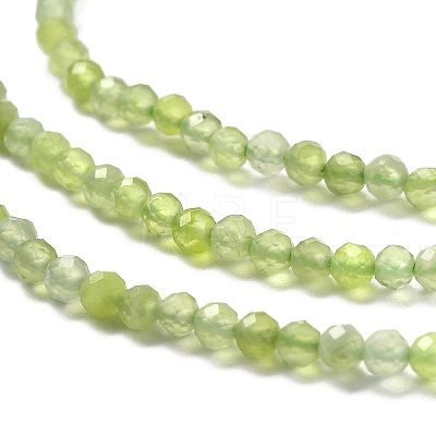 Natural Xiuyan Jade Beads Strands G-Z074-A04-01-1