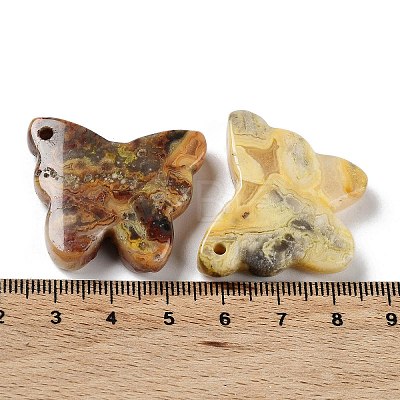 Natural Crazy Agate Pendants G-D087-01D-1
