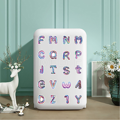 2Sets PP Plastic Self Adhesive Stickers STIC-SP0001-21-1
