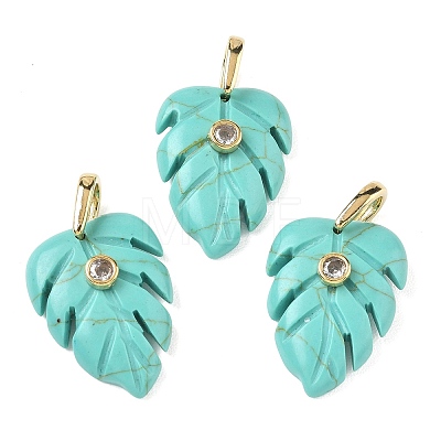 Natural & Synthetic Mixed Stone Pendants GG-CBA105B-01G-1