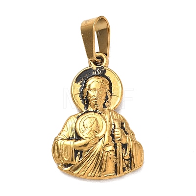 Religion 304 Stainless Steel Pendants STAS-H264-13E-AG-1