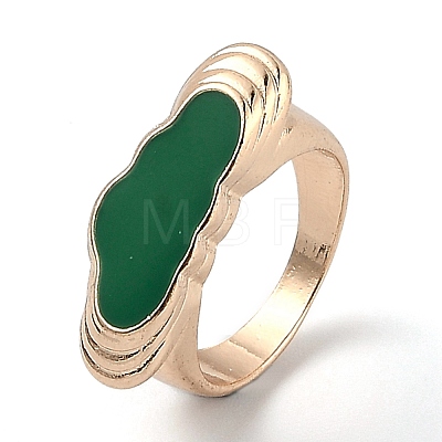 (Jewelry Parties Factory Sale)Alloy Enamel Finger Rings RJEW-H539-03A-LG-1