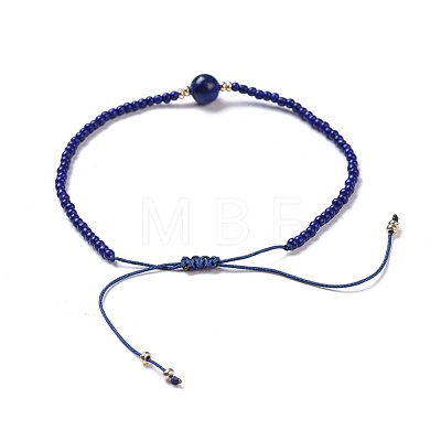 Nylon Thread Braided Beads Bracelets BJEW-JB04346-05-1