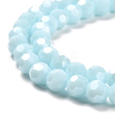 Opaque Glass Beads Stands EGLA-A035-P6mm-B10-1