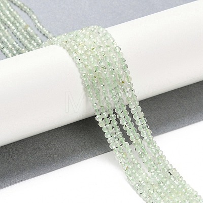 Natural Prehnite Beads Strands G-G139-A05-02-1