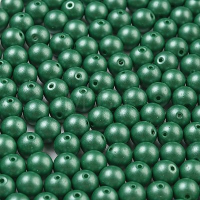 Baking Paint Glass Seed Beads SEED-A034-02G-1