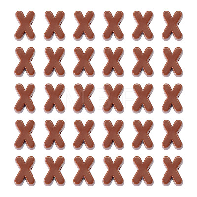 Opaque Acrylic European Beads OACR-TAC0019-006X-1