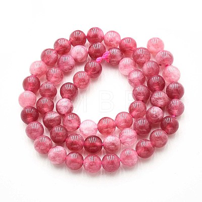 Natural Quartz Beads Strands G-N355-6mm-50-1
