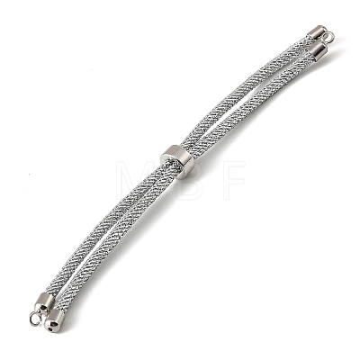 Adjustable Round Polyester Braided Cord Bracelet Making FIND-G117-01P-03-1