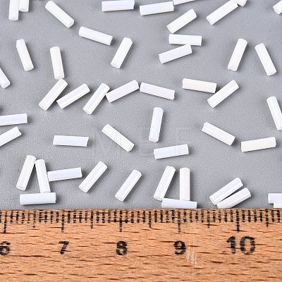 FGB Grade A Glass Round Bugle Beads SEED-Q040-05A-1