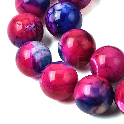 Natural Agate Beads Strands G-Z145-B01-14mm-D-1