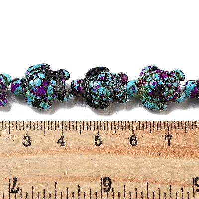 Synthetic Turquoise Dyed Beads Strands G-P507-05T-1