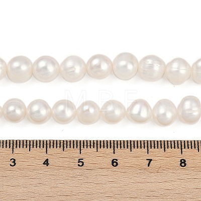 Natural Cultured Freshwater Pearl Beads Strands PEAR-I007-07J-04A-1