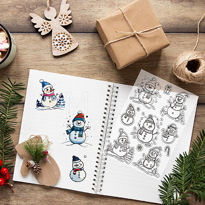 Plastic Stamps DIY-WH20018-0233-1