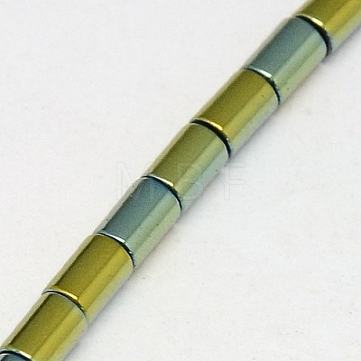 Electroplate Non-magnetic Synthetic Hematite Beads Strands G-J162-B-07-1