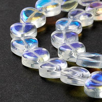 Transparent Glass Beads Strand GLAA-F112-03G-1