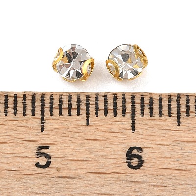 Flat Round Sew on Rhinestone Montee Beads STAS-B107-01A-01G-1