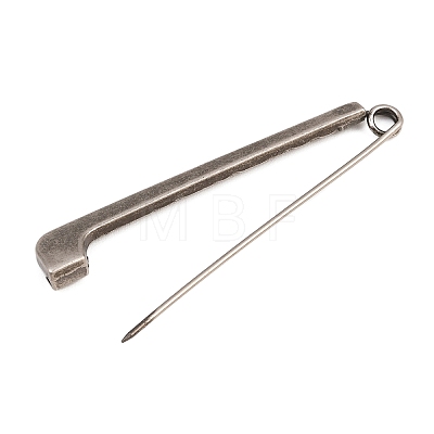 Alloy Extra Large Safety Pin Brooches JEWB-Z051-01P-03-1