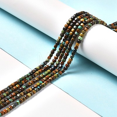 Natural HuBei Turquoise Beads Strands G-D467-A02-1