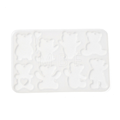 Bear DIY Pendant Silhouette Silicone Molds X1-SIL-F010-02-1