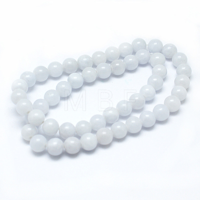Natural Yellow Jade Beads Strands G-G598-10mm-YXS-01-1