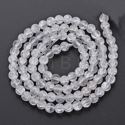 Crackle Glass Beads Strands GLAA-S192-D-006A-1