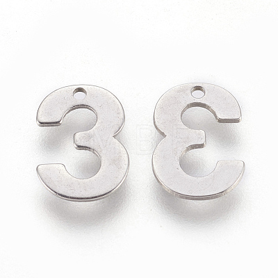 Tarnish Resistant 201 Stainless Steel Charms STAS-F175-01P-3-1