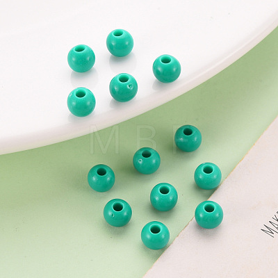 Opaque Acrylic Beads MACR-S370-C6mm-S036-1