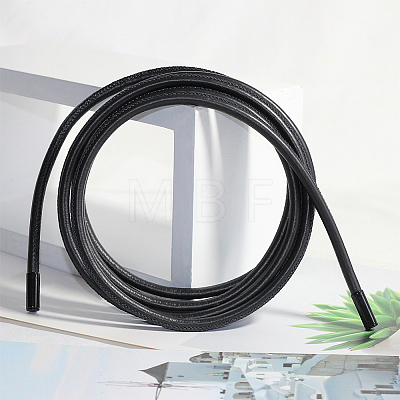 Round PU Leather Cord Tie Knot Belts for Dress DIY-WH20007-802A-02-1