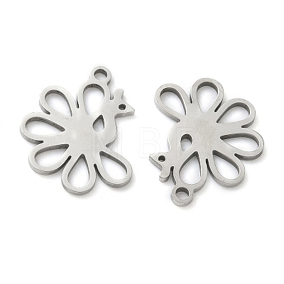 201 Stainless Steel Pendants STAS-F337-08P-1