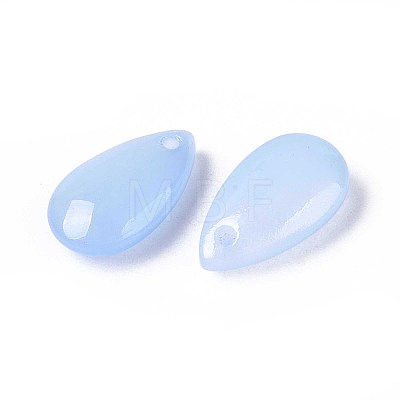 5Pcs Transparent Glass Beads GLAA-PW0001-25G-1