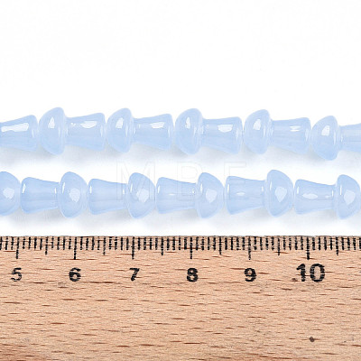Baking Paint Glass Beads Strands DGLA-N007-01G-1