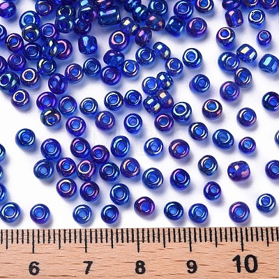 Round Glass Seed Beads SEED-A007-4mm-168-1