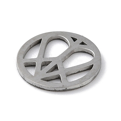 304 Stainless Steel Charms STAS-P338-05P-1