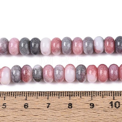 Glass Beads Strands GLAA-N059-5x8mm-34-1