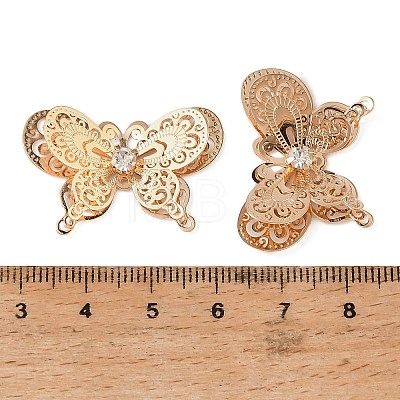 Brass Rhinestone Cabochons RB-CBA378A-01G-1