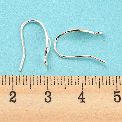 925 Sterling Silver Hoop Earring Findings STER-H107-03S-1