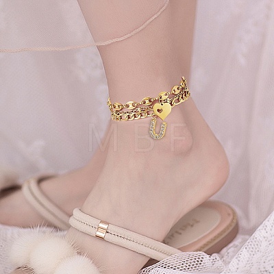 Anklets Sets AJEW-AN00383-25-1