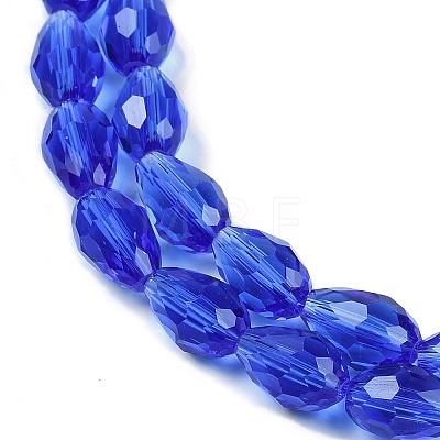 Transparent Glass Beads Strands EGLA-N013-T8mm-D11-1