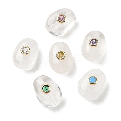Natural Quartz Crystal Rock Crystal Beads GG-CBA4B5A-01G-I-1