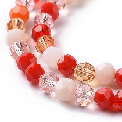 Glass Beads Strands GLAA-E036-09C-1