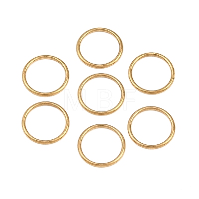 Ion Plating(IP) 304 Stainless Steel Closed Jump Rings STAS-G393-06G-09-1