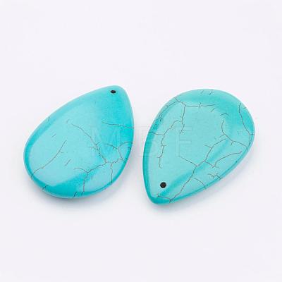 Natural Gemstone Big Pendants G-E020-11-1