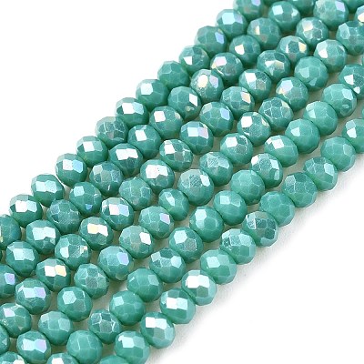 Electroplate Glass Beads Strands LS-EGLA-A044-P2mm-B31-1