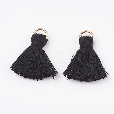 Polycotton(Polyester Cotton) Tassel Pendant Decorations X-FIND-S280-01-1